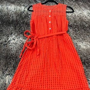 JCrew eyelet dress size 8